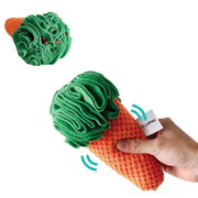 Carrot Sniff Toy - Plush Snuffle Mat for Rabbits, Dogs & Small Pets