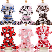 Cross-Border Pet Dog Clothes, Cat Autumn and Winter Four-Legged Cotton Coat, Cartoon Transformation Clothing, Cat Clothing, Dog Clothing Supplies
