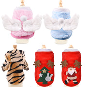 Cross-Border Pet Dog Clothes, Cat Autumn and Winter Four-Legged Cotton Coat, Cartoon Transformation Clothing, Cat Clothing, Dog Clothing Supplies