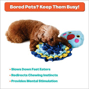 Snuffle Tweetz | Rabbit Snuffle Mat & Sniff Toy for Dogs , 13