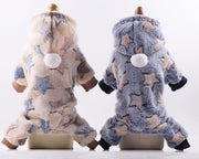 Cross-Border Pet Dog Clothes, Cat Autumn and Winter Four-Legged Cotton Coat, Cartoon Transformation Clothing, Cat Clothing, Dog Clothing Supplies