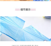 45*50cm Disposable Point-Break Flat Mouth Garbage Bag with Rolls New Material Thickeneded and Strong Home Kitchen Colorful