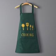 Logo advertising custom apron waterproof and oil-proof pvc kitchen cooking custom waist household a wholesale
