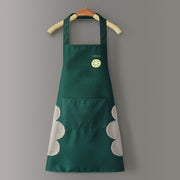 Logo advertising custom apron waterproof and oil-proof pvc kitchen cooking custom waist household a wholesale