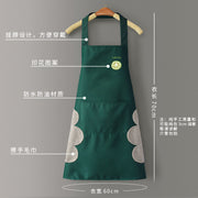 Logo advertising custom apron waterproof and oil-proof pvc kitchen cooking custom waist household a wholesale
