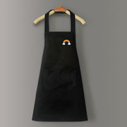 Logo advertising custom apron waterproof and oil-proof pvc kitchen cooking custom waist household a wholesale