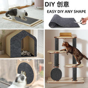Cross-border Trimmable Self-adhesive Carpet Mat Suitable for Cat Tree Rack Furniture Step Cat Grab Column Covering Pet Supplies