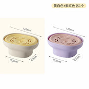 Light Luxury Dishwashing Liquid Dispenser, Household Kitchen Creative Dishwashing Liquid Dispenser, Scouring Pad and Bowl Brush Dispensing Artifact