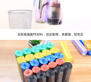 45*50cm Disposable Point-Break Flat Mouth Garbage Bag with Rolls New Material Thickeneded and Strong Home Kitchen Colorful