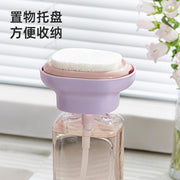 Light Luxury Dishwashing Liquid Dispenser, Household Kitchen Creative Dishwashing Liquid Dispenser, Scouring Pad and Bowl Brush Dispensing Artifact