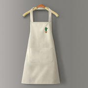 Logo advertising custom apron waterproof and oil-proof pvc kitchen cooking custom waist household a wholesale