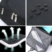 Leather Toiletry Bag for Men Women Dopp Kit Mens Hanging Toiletry Bag Travel Toiletry Bag for Traveling Large Cosmetic Bag for T