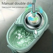 360 Spin Mop And Bucket System Modern Minimalist Green Bucket Stainless Steel Wringer 61 Inch Stainless Steel Handle 2 Microfiber Refills Floor Mop With Wheels Soap Dispenser For Hardwood Tile Floor Spring Cleaning Gift