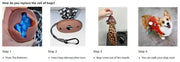 Funny Dog Poop Bag Holder for Leash Durable Dog Poop Bag Dispenser for Dog Waste Bags Includes 1 Roll 15 Bags