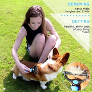 Pet Grooming Brush Comb,Dual-Sided Professional Deshedding Brush for Cats and Dogs ,Pet Brush for Removing Tangles and Knots