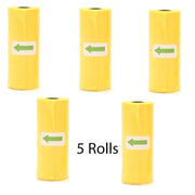 Disposable Pet Poop Bags Dog Poop Bag Bone Dispenser with Leash Clip Puppy Dog Products Supplies 5Roll(75Pcs) Bags