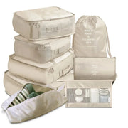 6/8Pcs Set Travel Bag Organizer Clothes Luggage Travel Organizer Blanket Shoes Organizers Bag Suitcase Pouch Packing Cubes