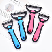Pet Grooming Brush Comb,Dual-Sided Professional Deshedding Brush for Cats and Dogs ,Pet Brush for Removing Tangles and Knots