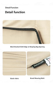 Naturehike Outdoor Camping Sleeping Bag Liner High Elasticity Portable Ultralight Travel Sheet Mummy Portable Sleeping Bag Liner