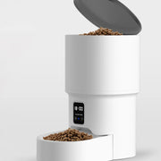 4L Tuya WiFi large capacity smart cat feeder, can set timed and quantitative feeding, suitable for cat and dog pet feeding bowls