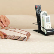 4 Compartment Remote Control Organizer Creative Desktop Storage Rack Plastic Holder Multi Purpose Desk Organizer
