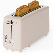 2 Slice Stainless Steel Long Slot Toaster, 6 Shade Settings, 10
