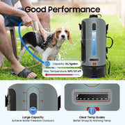 12L Portable Camping Shower Bag Outdoor Camping Tourism Shower Bag Folding Solar Water Bag Hose Showers for Hiking Backpacking T