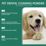 Pet Teeth Cleaning Powder for Dog Reduces Tartar and Calculus Protect Dog Oral Gum Health Freshen Breath Dog Cleaning Products