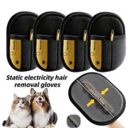 Pet Hair Removal Gloves Removes Pet Hair And Cleans Hard-to-reach Areas Ideal for Bedding,Clothing,Sofas, Blankets Cat Dog Beds