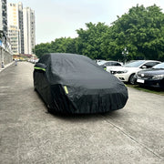 Car Cover Protection Outdoor Exterior Sun Snow UV Winter Summer SUV Sedan Auto Sunshade Dustproof Waterproof Black Silver