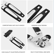 Premium Stainless Steel Professional Multi-Tool Can/Tin Cutter Bottle Opener with Ergonomic Grip Kitchen Gadget