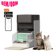 Automatic Dog Cat Feeder Personalized Meals Programmable Food Dispenser Cat Recognition Diet Tracking Multi-Pet Households