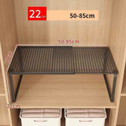 Stackable Telescopic Closet Shelf Retractable Expandable Wardrobe Divider Board  Adjustable Layered Partition Cabinet Organizer