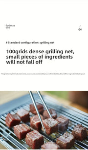 Stylish AMERZIS stainless steel electric grill for indoor and outdoor use, 110-130V American plug with temperature control and removable surface brush, ideal for cooking steaks and vegetables