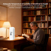 Tuya Zigbee 3.0 Mini Temperature And Humidity Sensor Indoor Smart Home Thermometer Hygrometer Remote Work With Z2M Smart Life