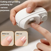 The Ultimate Nail Care Toolkit - Professional Electric Nail Clippers, Polisher, File Organizers, and Shaping Tools