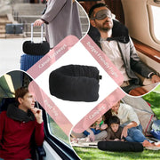 Fillable Travel Pillowcase Organizer Bag Carryable Travel Bag Airplane Cushion Travel Neck Pillow Self-filling Travel