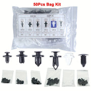 Auto Fastener Clip Mixed Car Body Push Retainer Pin Rivet Bumper Door Trim Panel Fastener Kit Car Clip 100/50 Box /Bag packaging
