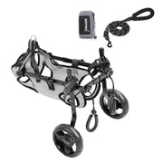Dog Wheelchair Cart Lightweight Doggy Wheelchair Breathable Mesh Fabric Easy Assembly for Medium To Small Breeds for Back Legs