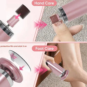 Foot Care Tool 2-in-1 Foot Hand Electric Care Tools Polish Smooth Toenails Electric Callus Remover Pedicure File Foot Scrubber
