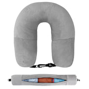 Fillable Travel Pillowcase Organizer Bag Carryable Travel Bag Airplane Cushion Travel Neck Pillow Self-filling Travel
