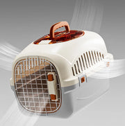 Wholesale High Quality Portable Handheld Carrier with Skylight for Outdoor Use PP Material Pet Carrier Travel