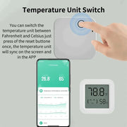 Zigbee 3.0 Temperature Humidity Sensor APP Remote Control Thermometer via Tuya Smart Life For Smart Home Work With Yandex Alexa
