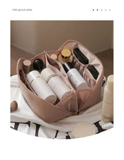 Makeup Organizer Female Toiletry Kit Bag Make Up Case Storage Pouch Luxury Lady Box, Cosmetic Bag, Organizer Bag for Travel Zip