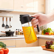 16Oz/470Ml Glass Olive Oil Sprayer for Cooking – 2 in 1 Olive Oil Dispenser Bottle for Kitchen Gadgets and Air Fryer Accessories