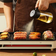 16Oz/470Ml Glass Olive Oil Sprayer for Cooking – 2 in 1 Olive Oil Dispenser Bottle for Kitchen Gadgets and Air Fryer Accessories