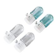 10pcs Clear Leak-Proof Travel Bottle for Makeup Remover & Lotion, Portable Dispenser with Flip-Top Essence Bottled Separately