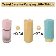 Travel Bottle Covers, Silicone Travel Container Toiletry Covers Lock Travel Accessories, For Shampoo Conditioner Washing Bottles
