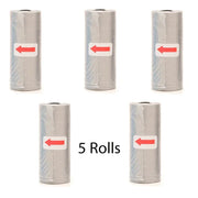Disposable Pet Poop Bags Dog Poop Bag Bone Dispenser with Leash Clip Puppy Dog Products Supplies 5Roll(75Pcs) Bags