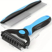 Pet Grooming Brush Comb,Dual-Sided Professional Deshedding Brush for Cats and Dogs ,Pet Brush for Removing Tangles and Knots